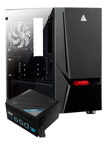 Gabinete Gamer Azza 110f M-atx + Fuente 650w 80 Plus Bronce