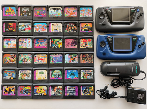 Sega Game Gear Portable + 2 Juegos Originales Que Elijas