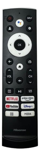 Control Remoto Tv Hisense Smarttv Netflix / Disney (con Voz)