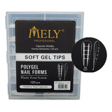 Pack 120 Cápsulas Moldes Uñas Esculpidas Gel Polygel Mely