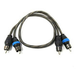 Cables Rca - Sky High Car Audio 2 Channel Twisted 3 Ft Rca C