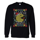 Sudadera Anime Navidad Ugly Christmas Sweater Pacman 01