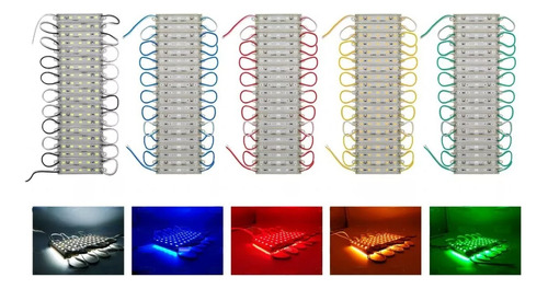 Módulo De Tiras De Luces Led Ip65 Cc12 Varios Colores 20 Uds