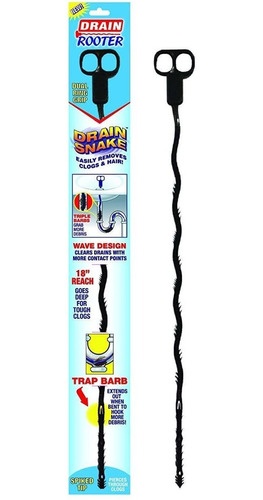 Roto Rooter Drain Serpiente Pelo Clog Removedor Herramienta