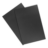 Uxcell - Hojas De Plastico Corrugado  0.118 In  Color Negr