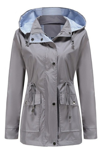 Chaqueta Chamarra Impermeable Dama Rompeviento