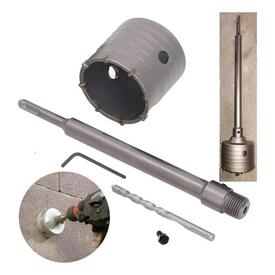 Sds Plus Broca Pasamuros Sacabocado Concreto 75mm Ext+350mm | Envío gratis