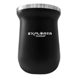 Mate Térmico Explorer 350 Ml Acero Inoxidable 304 Ss Negro 