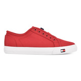 Tenis Tommy Hilfiger Mujer Anni Slip On Sneaker Casual Rojo