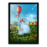 Quadro Decorativo Poster Coelhos