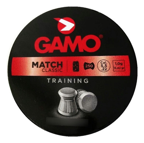 Kit 3 Chumbinho Gamo Match Classic Training 4,5mm 250 Und