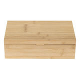 Caja Organizadora De Té De Bambú 8 Espacios Tutti Hmx-y004