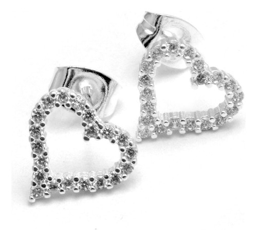 Aros Corazón Calado Micropave 1,2cm