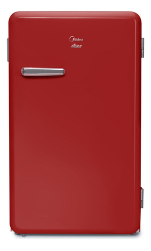 Frigobar Retrô Midea 95 Litros Vermelho 127v