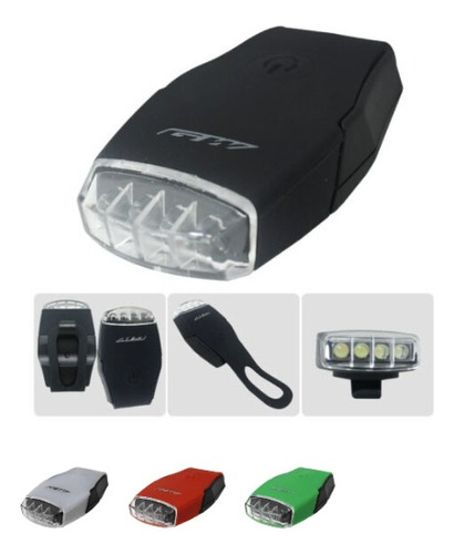 Luz Frontal Bicicleta Gw 3 Modos Recargable Usb 