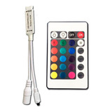 05 Kit Controle Controlador Para Fita Led Rgb 3528 E 5050 