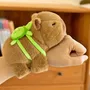 Peluche Capibara Agarra Muñeca Pulsera Capybara Marrón