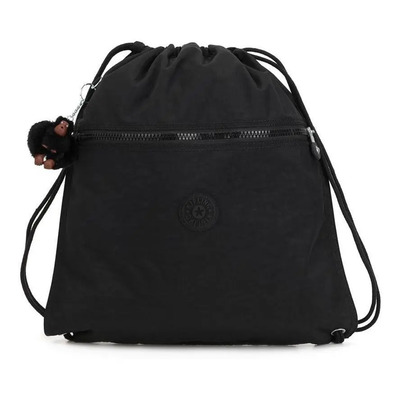 Kipling ® Mochila Supertaboo Lisa Morral Con Cierre Negro Liso | Envío gratis