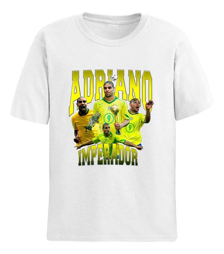 Camisa Camiseta Adriano Imperador Seleção Futebol Brasil