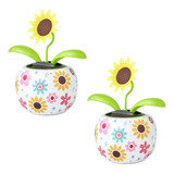 Juguetes Solares Con Forma De Flor Danzante, Girasoles, Que