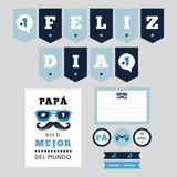Kit Imprimible Dia Del Padre Sorpresa - Guirnalda Cuadro