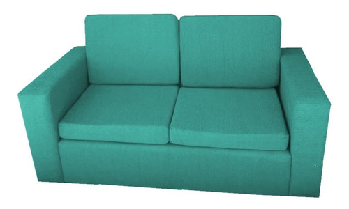 Sillón 2 Cuerpos Chenille Con Almohadones En El Respaldo