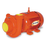 Bomba Centrifuga Industrial Evans 5hp Monofasica 3x2 Color Naranja Frecuencia 60 Hz