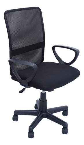 Cadeira Ergonômica Pra Consultório Médico C/ Duplo Conforto Cor Preto