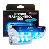 Strobo Rgb Som Automotivo Zendel 9w Flash Control Completo