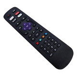 Controle Remoto Compatível Para Tv Aoc Roku Led Smart