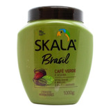 Mascara Cafe Verde Hidratante Rulos Skala Vegana X1000g