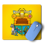 Mouse Pad - Nacion Simpsons - L3p - 21 X 19cm - Series Tv