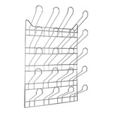 Escorredor De Copos 20 Lugares Com Suporte P Parede Cromadad