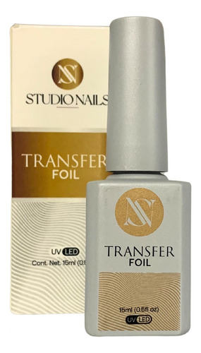 Esmalte De Uñas Transfer Foil Studio Nails Transfer Foil Pegamento Para Foil De 15ml