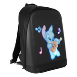 Mochila Con Pantalla Led Mochila Impermeable Inteligente Par