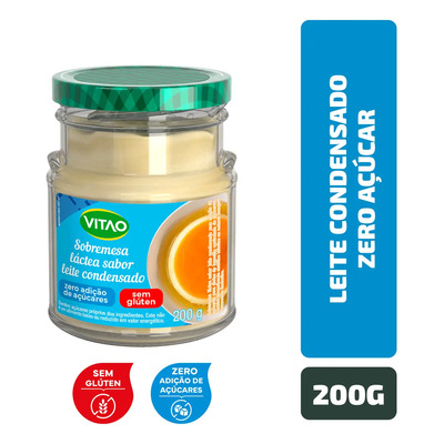 Leite Condensado Zero Açúcar Vitao 200G | MercadoLivre