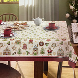 Toalha De Mesa Natal Emoção Pop Retangular 8 Lugares 140x250