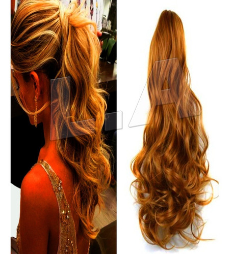 Cabelo Aplique Rabo De Cavalo Com Piranha Presilha - 60cm