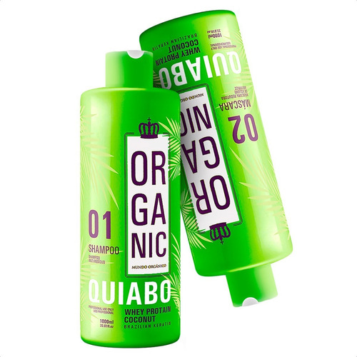 Escova Progressiva De Quiabo Organic Fioperfeitto 2x1000ml