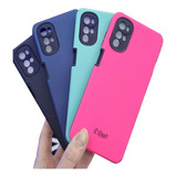 Funda Soft Cubre Camara Para Motorola G22 + Glass 9h