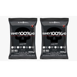 2x Whey Concentrado 100% Hd 900g Refil Blackskull - Original