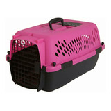 Transportadora Para Perro, Rosa Oscuro/negro