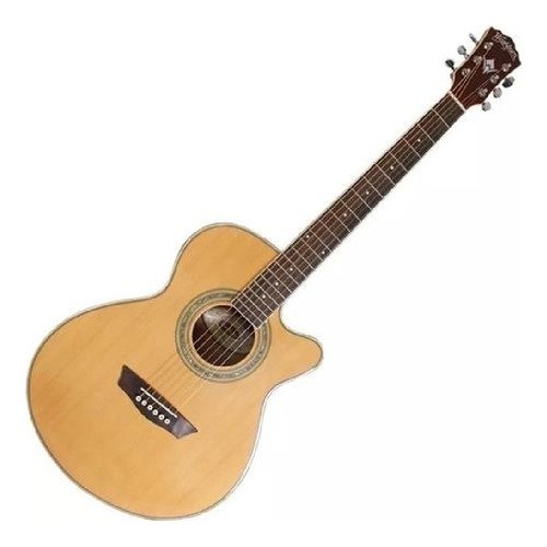 Guitarra Electroacústica Washburn Ea15 N Natural Playback