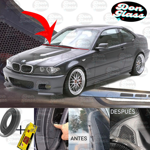 Kit Para Reparar Burlete Rejilla De Parabrisas Bmw