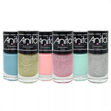 Kit Esmaltes Anita Coleção Embaixadora 6 Cores