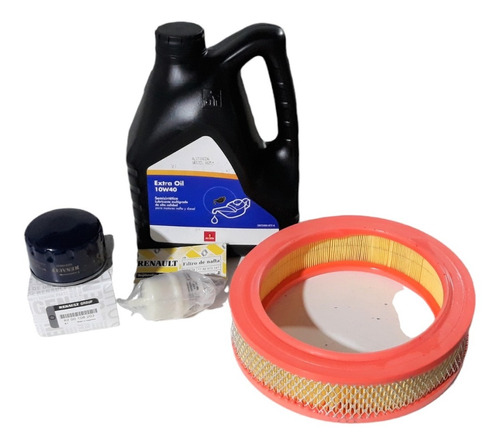 Kit Filtros + Aceite 10w40 R-11 R-9 Original Renault 