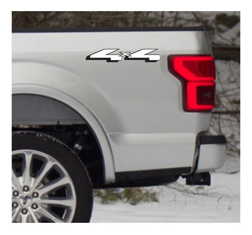 Calca Sticker 4x4 Para Batea Compatible Con F150 G1