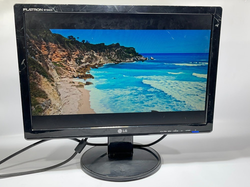 Monitor LG W1942pe Lcd 19   Preto-brilhante 100v/240v