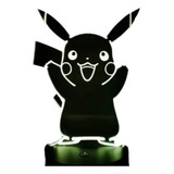 Lámpara Led Ilusión 3d Pikachu 