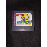 Juego Sega Game Gear The Simpson  Bart Vs The World